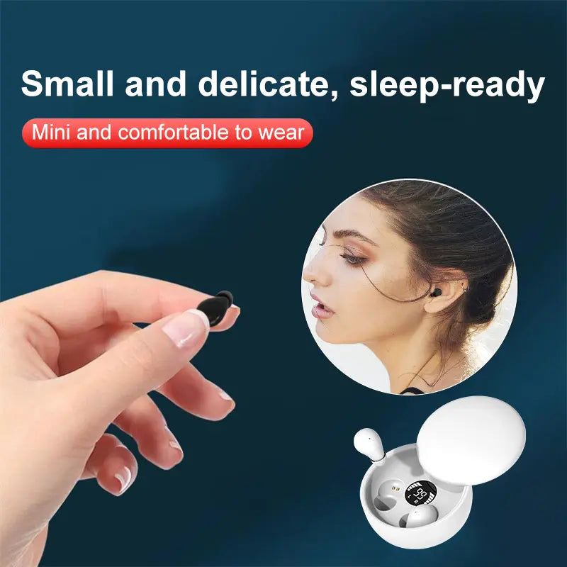 👂🏻Mini Invisible Headphones Bluetooth 5.4 True Wireless In-Ear