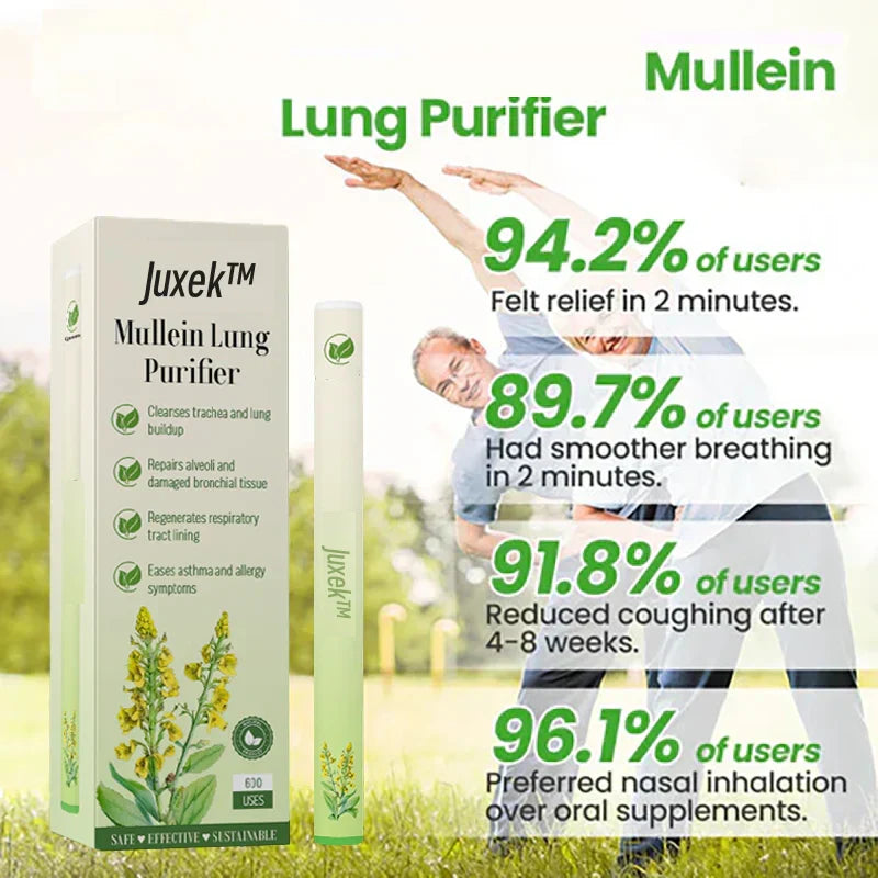 💚Mullein Relaxation Stick – Soothes Lungs, Detoxifies, Freshens Breath