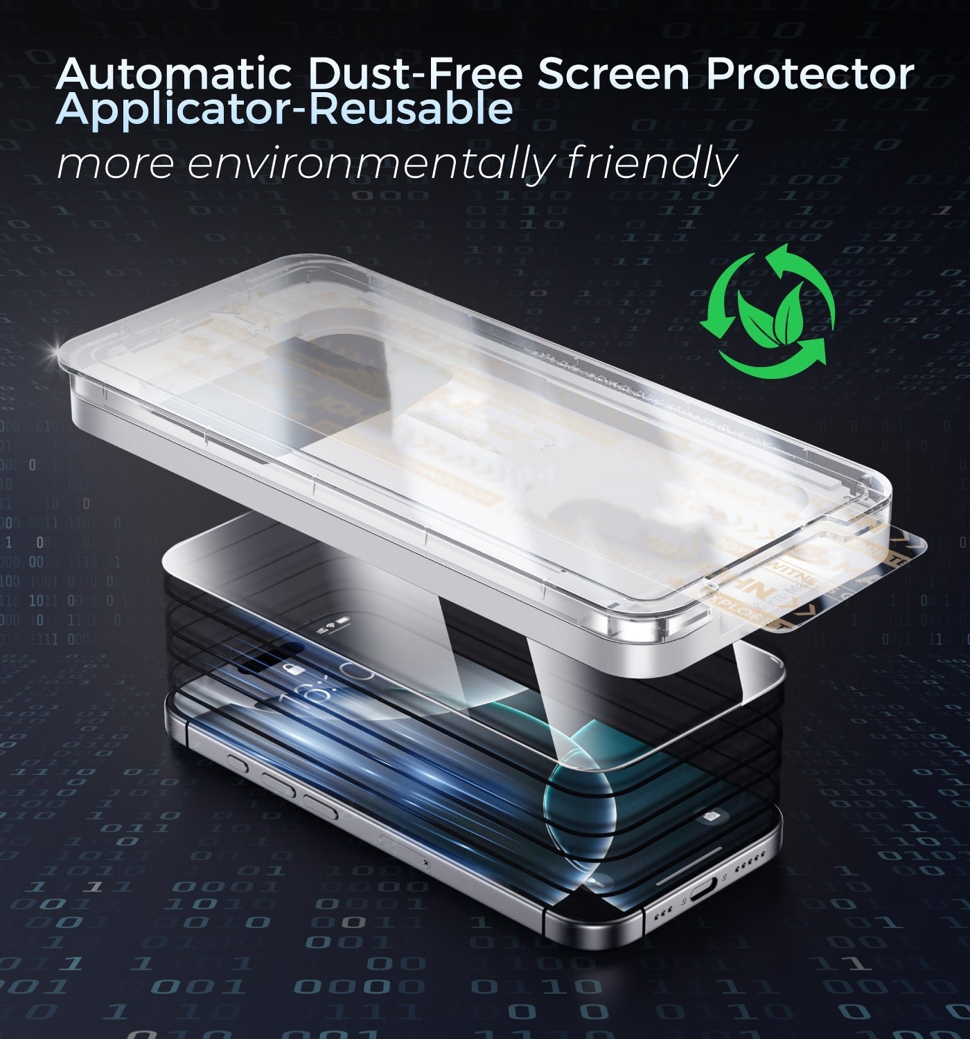 Upgraded Screen Protector - Automatic Dust Free Eco-Friendly Protection📱