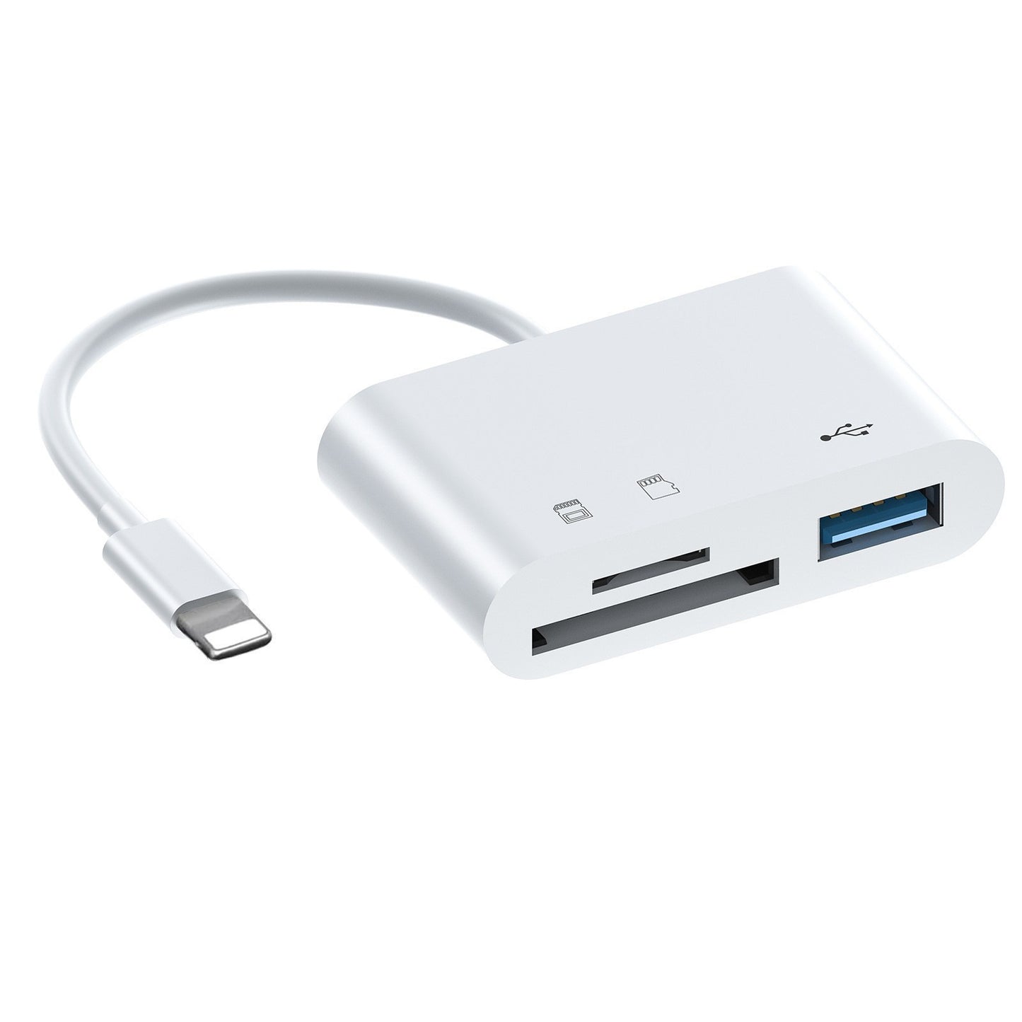 📷5-in-1 SD Card Reader for iPhone/iPad/Android - Lightning & Type-C
