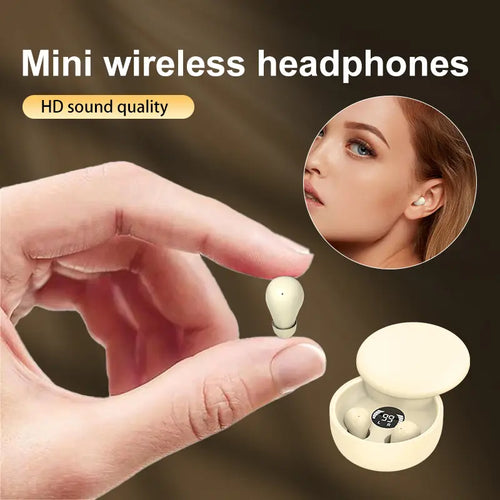 👂🏻Mini Invisible Headphones Bluetooth 5.4 True Wireless In-Ear
