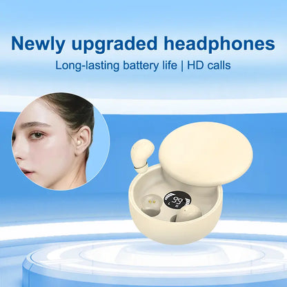 👂🏻Mini Invisible Headphones Bluetooth 5.4 True Wireless In-Ear