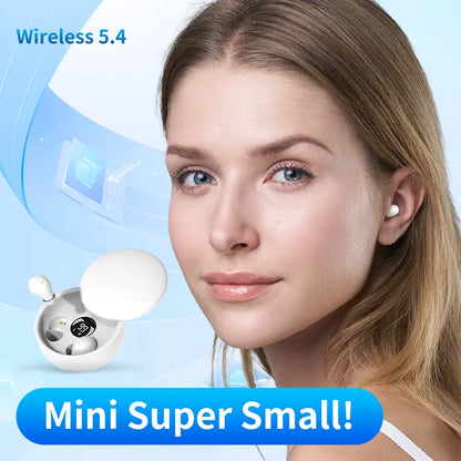 👂🏻Mini Invisible Headphones Bluetooth 5.4 True Wireless In-Ear
