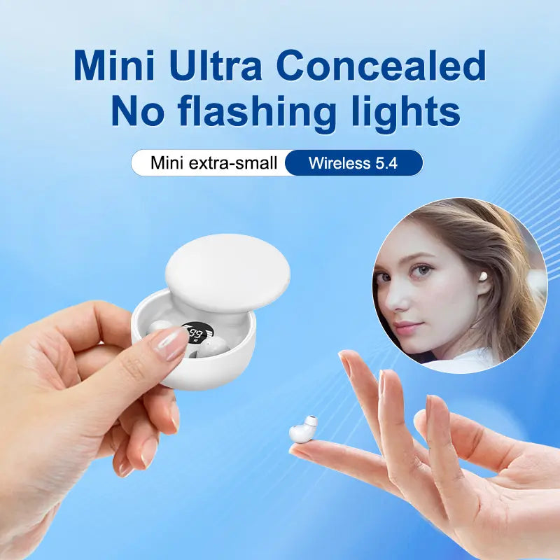 👂🏻Mini Invisible Headphones Bluetooth 5.4 True Wireless In-Ear