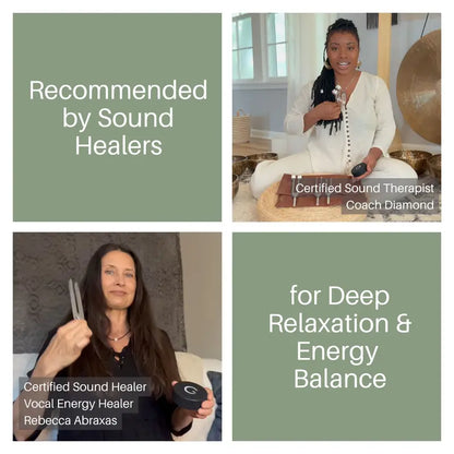 Resonance Sound Healing Tuning Fork Set – 128Hz, 136.1Hz, 256Hz, 384Hz with Activator