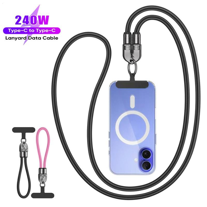 ⚡240W USB-C Fast Charging Phone Lanyard
