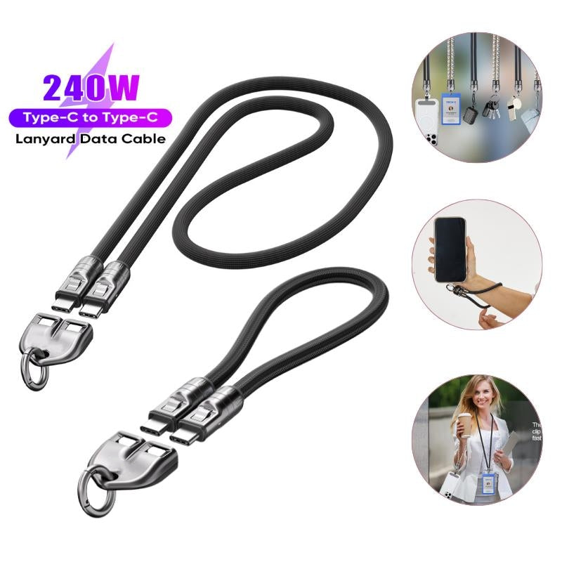 ⚡240W USB-C Fast Charging Phone Lanyard