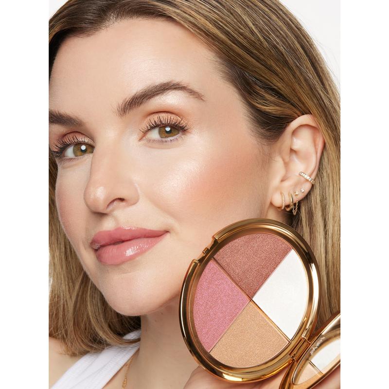 ⏰Last 3 hours 60% off🔥eye & cheek palette - eyeshadow and highlighter makeup (with Detachable Brush)