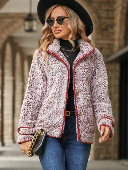 Pocketed Button Up Jacket