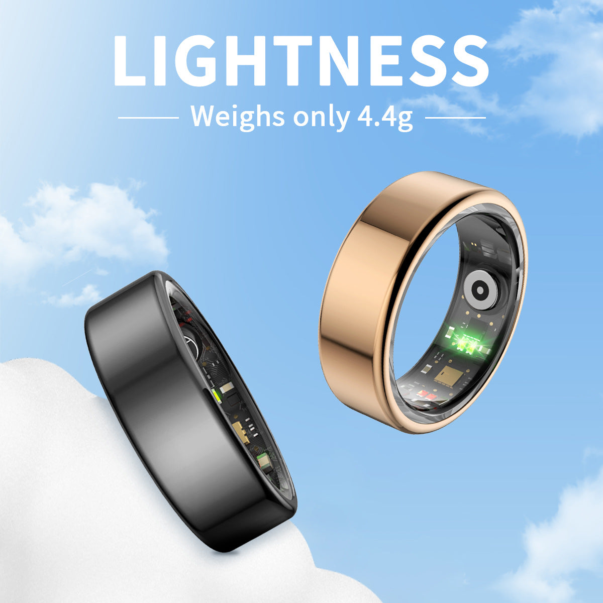 💡Smart Ring Multifuntional IP68&5 ATM Waterproof