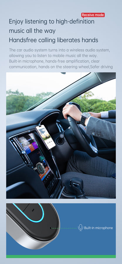🎵Bluetooth Audio Receiver🎵Car Bluetooth Transmitter, AUX Input Bluetooth Sound Adapter