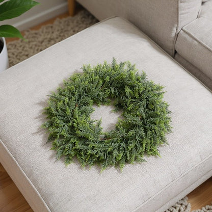 🎄Artificial Cedar Garland 72" with 10 artificial pine cones