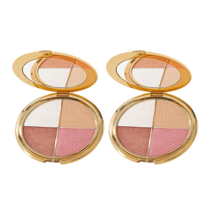 ⏰Last 3 hours 60% off🔥eye & cheek palette - eyeshadow and highlighter makeup (with Detachable Brush)
