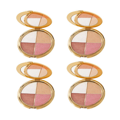 ⏰Last 3 hours 60% off🔥eye & cheek palette - eyeshadow and highlighter makeup (with Detachable Brush)