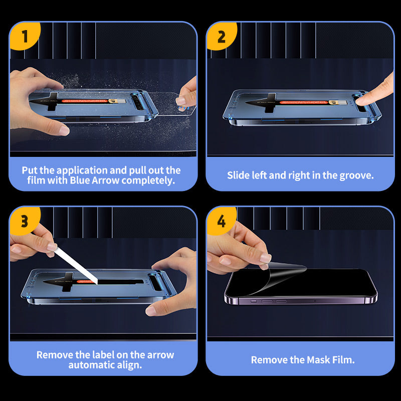 iPhone Screen Protector - Dust Free Without Bubbles